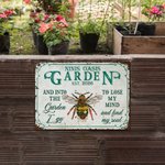 Personalized Retro Floral Insect Animal Art Classic Metal Garden Sign Birthday Housewarming Gift