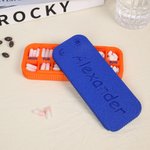 Personalized 7 Days AM PM Compartments Pill Organizer with Name Easy Medication Tracking Travel Get Well Soon Gift for Patients Medication Users