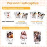 Gepersonaliseerde Speelkaarten met Foto Naam en Datum Perfect Cadeau voor Bruiloft Jubileum en Verjaardag voor Koppels Vrienden of Familie