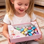 Personalised Cute Peter Rabbit Easter Gift Box with Name Daily Use Easter Gift for Girls Boys Kids