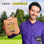 Personalized Long-Tailed Marsupilami Golf Ball Bag Sack with 2 Golf Balls Golf Accessories Birthday Gift for Golf Players | Callie × Marsupilami®