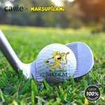 Personalized Long-Tailed Leopard Marsupilami Golf Ball with Initial and Name Birthday Gift for Golf Lovers Players | Callie × Marsupilami®