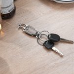 Personalisierte Multifunktions-Drehung Flaschenöffner Schlüsselanhänger mit Namen Vatertag Jahrestag Geburtstag Geschenk für Vater Freund Ehemann