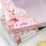 Personalised Cute Peter Rabbit Easter Gift Box with Name Daily Use Easter Gift for Girls Boys Kids