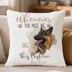 Personlig flerfarget Paw Print Photo Soft Throw Pillow Cover med navn Hjem dekorasjon Memorial Sympathy Pet Loss Gave til kjæledyrseiere