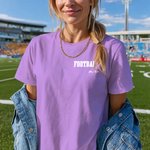 Gepersonaliseerde Voetbal Helmstok Volwassen T-shirt Sweatshirt Hoodie met Naam en Nummer Cheer Accessoires Verjaardag Team Gift voor Voetbal Mam Papa