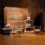 Personalized Cheers to Year Whiskey Decanter with Engraved Name Birthday Anniversary Gift for Liquor Lover