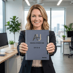 Personalized Logo PU Leather Binder Notebook with Name Slogan and Year Birthday Anniversary Gift for Friend Woman