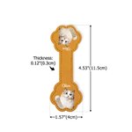 Personalizado Pintura al Óleo Estilo Mascota Foto PU Cuero Marcapáginas magnético Clip con nombre Accesorios de lectura Regalo de cumpleaños para los amantes de las mascotas