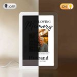 Personalized In Loving Memory LED Photo Frame Mirror with Nickname and Date Memorial Sympathy Gift for Loss of Loved One