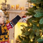 Ornement de Noël personnalisé en forme de chapeau de père Noël avec nom, numéro et année Décoration de l'arbre de Noël pour les amateurs de baseball