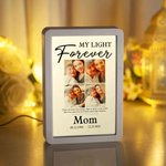 Personalized In Loving Memory LED Photo Frame Mirror with Nickname and Date Memorial Sympathy Gift for Loss of Loved One