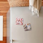 Personalisierter Musik-Player Kühlschrankmagnet im Album-Cover Design mit eigenem Foto und Wunschlied Geburtstag Jahrestag Geschenk für Familie Paare