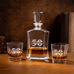 Personalized Cheers to Year Whiskey Decanter with Engraved Name Birthday Anniversary Gift for Liquor Lover
