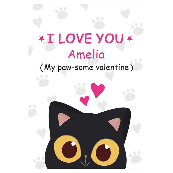 My Paw-some Valentine's Day Ecard