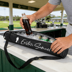 Sac isotherme personnalisé pour bière avec nom Accessoires de sport Club de golf Cadeau d'anniversaire pour les amateurs de golf
