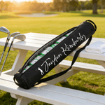 Sac isotherme personnalisé pour bière avec nom Accessoires de sport Club de golf Cadeau d'anniversaire pour les amateurs de golf