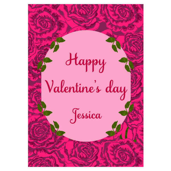 Blush Rose Valentine's Day Ecard