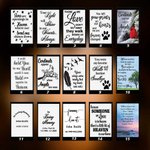 Personalized Memorial LED Light Lantern with Message and Photo Sympathy Bereavement Gift for Family Friend