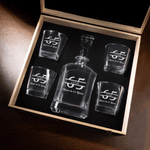 Personalized Cheers to Year Whiskey Decanter with Engraved Name Birthday Anniversary Gift for Liquor Lover