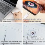 Personalisierter Musik-Player Kühlschrankmagnet im Album-Cover Design mit eigenem Foto und Wunschlied Geburtstag Jahrestag Geschenk für Familie Paare