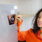 Personalisierter Musik-Player Kühlschrankmagnet im Album-Cover Design mit eigenem Foto und Wunschlied Geburtstag Jahrestag Geschenk für Familie Paare