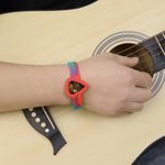 Bracelet en silicone avec 5 médiators pour la guitare Cadeau d'anniversaire pour les amateurs de musique et de guitare