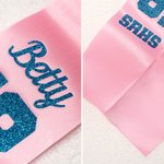Personalised Gymnastics Silhouette Shine Graduation Sash with Name Graduation Ceremony Gift for Graduates