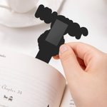 Marcapáginas magnético personalizado de dibujos animados con nombre de colores Accesorio de lectura de uso diario Regalo de cumpleaños para los amantes de los libros Ratones de biblioteca