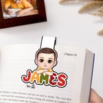 Marcapáginas magnético personalizado de dibujos animados con nombre de colores Accesorio de lectura de uso diario Regalo de cumpleaños para los amantes de los libros Ratones de biblioteca