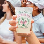 Callie Moment Personalized Pickleball Paddles Shatterproof Food Grade PP Plastic Cup Set of 10 Party Club Gift for Pickleball Fans