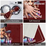 Callie Moment Personalized Stylish Cartoon Barber Multicolor Non-slip Door Mat with Text Salon Barber Shop Accessories Opening Gift for Hairdresser