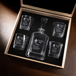 Personalized Prescription Whisky Text Design Whiskey Decanter with Name Birthday Father's Day Gift for Bartender Dad Man