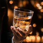 Personalised Crosswords Scrabble Puzzle Whiskey Decanter with Name Birthday Anniversary Gift for Whiskey Lover