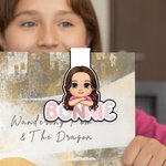 Marcapáginas magnético personalizado de dibujos animados con nombre de colores Accesorio de lectura de uso diario Regalo de cumpleaños para los amantes de los libros Ratones de biblioteca