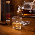 Personalized Prescription Whisky Text Design Whiskey Decanter with Name Birthday Father's Day Gift for Bartender Dad Man