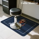 Callie Moment Personalized Stylish Cartoon Barber Multicolor Non-slip Door Mat with Text Salon Barber Shop Accessories Opening Gift for Hairdresser