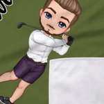 Personalised Cartoon Character Breathable Golf Cart Seat Cover with Name Club Team Birthday Gift for Golf Players Lovers