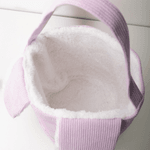 Personlig søt kanin med navn og initialer i kordfløyel og kaninører Påskekurv med navn og initialer Glad påskeeggjakt Gave til barn