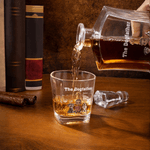 Personalized The Dogfather 3D Cartoon Whiskey Decanter with Name and 1-4 Dogs Birthday Anniversary Gift for Liquor Lover