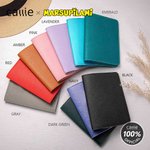 Gepersonaliseerd langstaart luipaard Marsupilami PU-leer paspoorthouder bagagelabel met naam Verjaardagscadeau voor vriendin | Callie × Marsupilami®