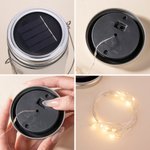 Personnalisé Couple Pinky Promise Light Up Mason Jar Veilleuse avec Nom Calendrier Date et Guirlande Lumineuse Cadeau Anniversaire Saint-Valentin pour Elle