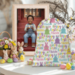 Personalisierte Osterhase Name Wort Wolke Drawstring Tasche täglichen Gebrauch Ostern Party Geschenk für Studenten Kinder