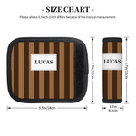 Personlig klassisk stripe bagasjehåndtak med navn og tekst Reisetilbehør Bursdagsgave til reiseelskere