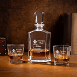 Personalized Prescription Whisky Text Design Whiskey Decanter with Name Birthday Father's Day Gift for Bartender Dad Man