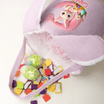 Personlig søt kanin med navn og initialer i kordfløyel og kaninører Påskekurv med navn og initialer Glad påskeeggjakt Gave til barn