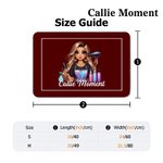 Callie Moment Personalized Stylish Cartoon Barber Multicolor Non-slip Door Mat with Text Salon Barber Shop Accessories Opening Gift for Hairdresser
