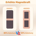 Personalisiertes magnetisches Lesezeichen aus PU-Leder im botanischen Illustrationsdesign mit Geburtsblumen Namen Geburtstag Geschenk für Bücherwürmer