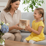 Personalised Birth Flower Wooden Money Box Piggy Bank with Name Back to School Children's Day Birthday Gift for Kids