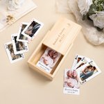 Personalised Photo Playing Cards with Name and Date Wedding Anniversary Birthday Gift for Couple Friend Family